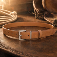 Bastrop Full-Grain Leather Belt in Tan