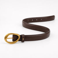 Bertram Full-Grain Leather Belt in Brown