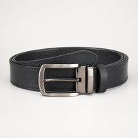 Bonham Full-Grain Leather Belt in Black