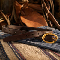 Briggs Full-Grain Leather Belt in Brown