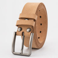 Canton Full-Grain Leather Belt in Brown