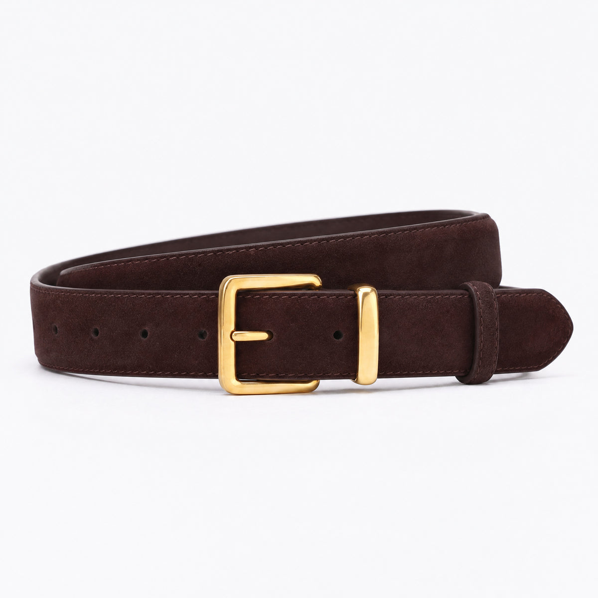 Falfurrias Full-Grain Leather Belt in Dark Brown