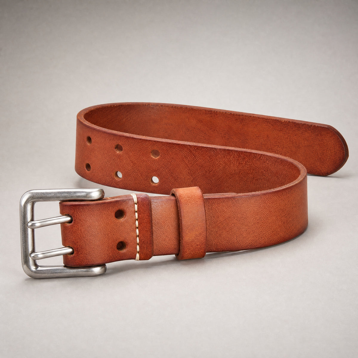 Haskell Full-Grain Leather Belt in Tan