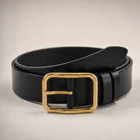 Kenedy Full-Grain Leather Belt in Black
