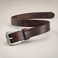 Paducah Full-Grain Leather Belt in Dark Brown