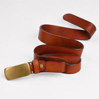 Palestine Heavy-Duty Full-Grain Leather Belt in Tan