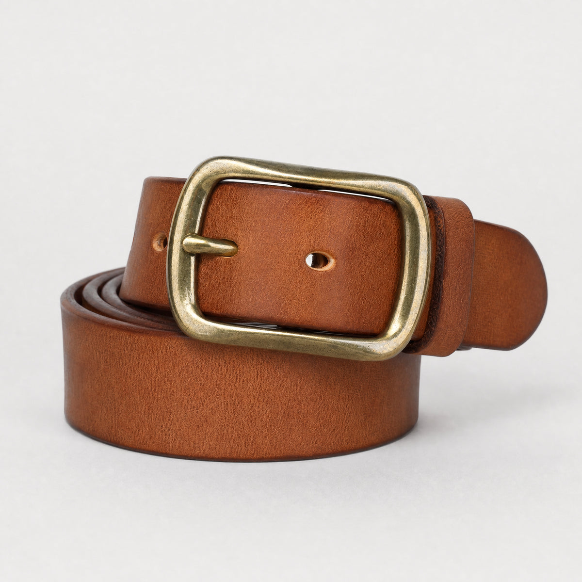 Snyder Full-Grain Leather Belt in Tan