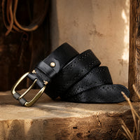 Sweetwater Full-Grain Leather Belt in Black