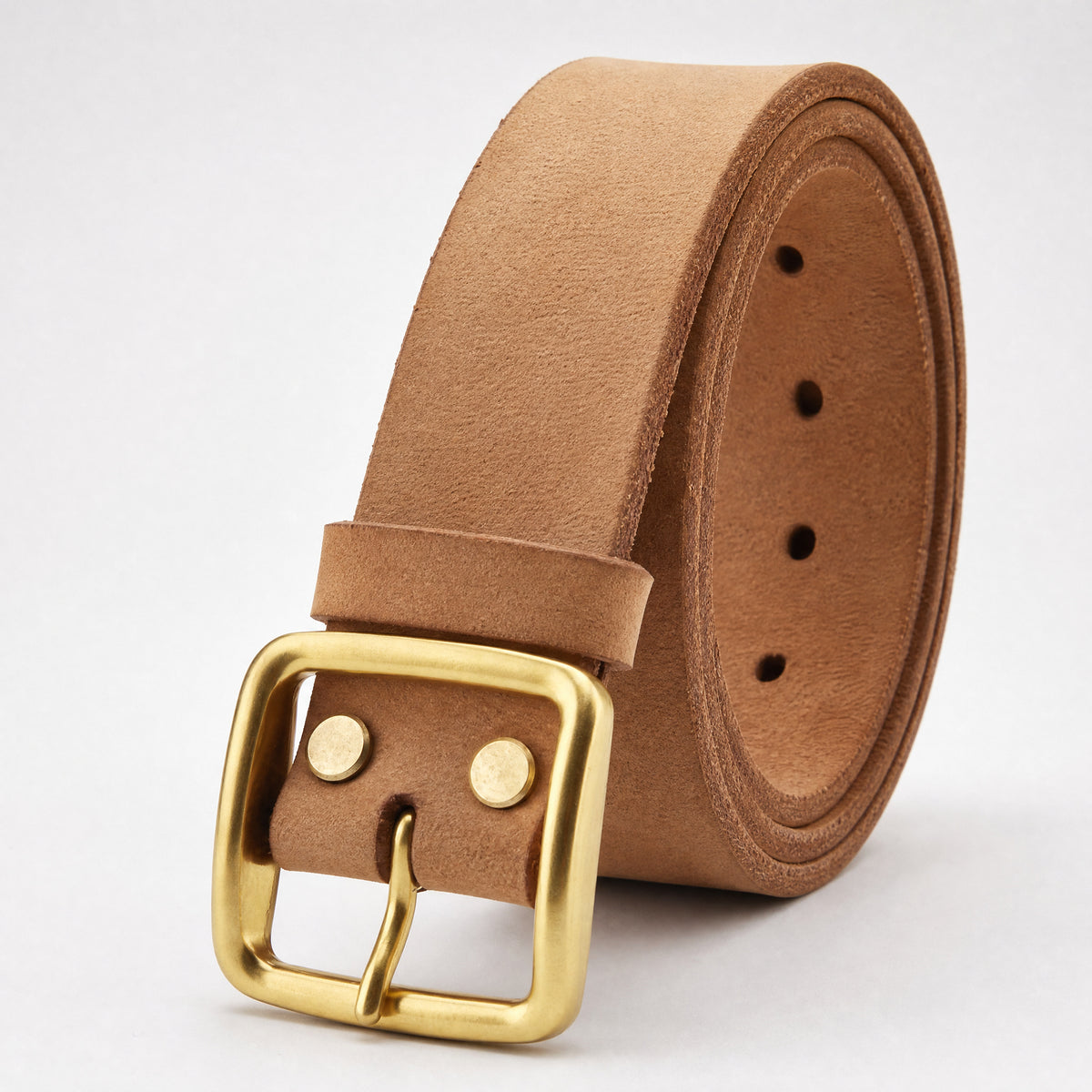 Utopia Full-Grain Leather Belt in Tan